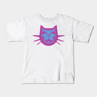 Cat. Abstract colourful cat. Kids T-Shirt